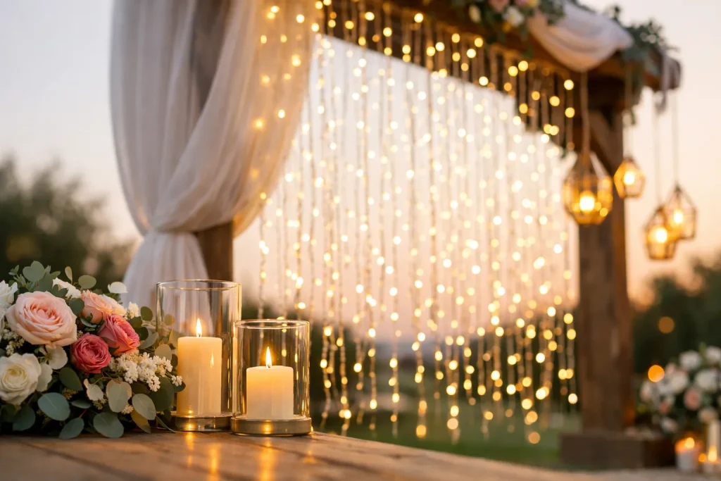 Décorer votre mariage avec des installations lumineuses : un éclairage magique pour une ambiance inoubliable