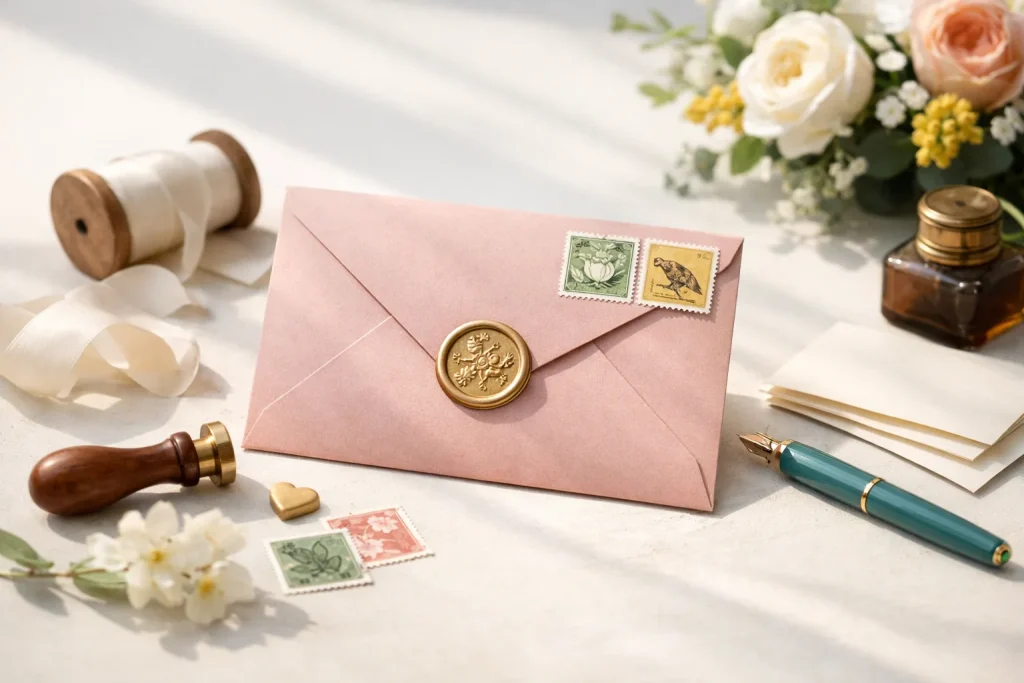 Guide pratique pour créer des enveloppes de mariage uniques et conformes aux normes postales