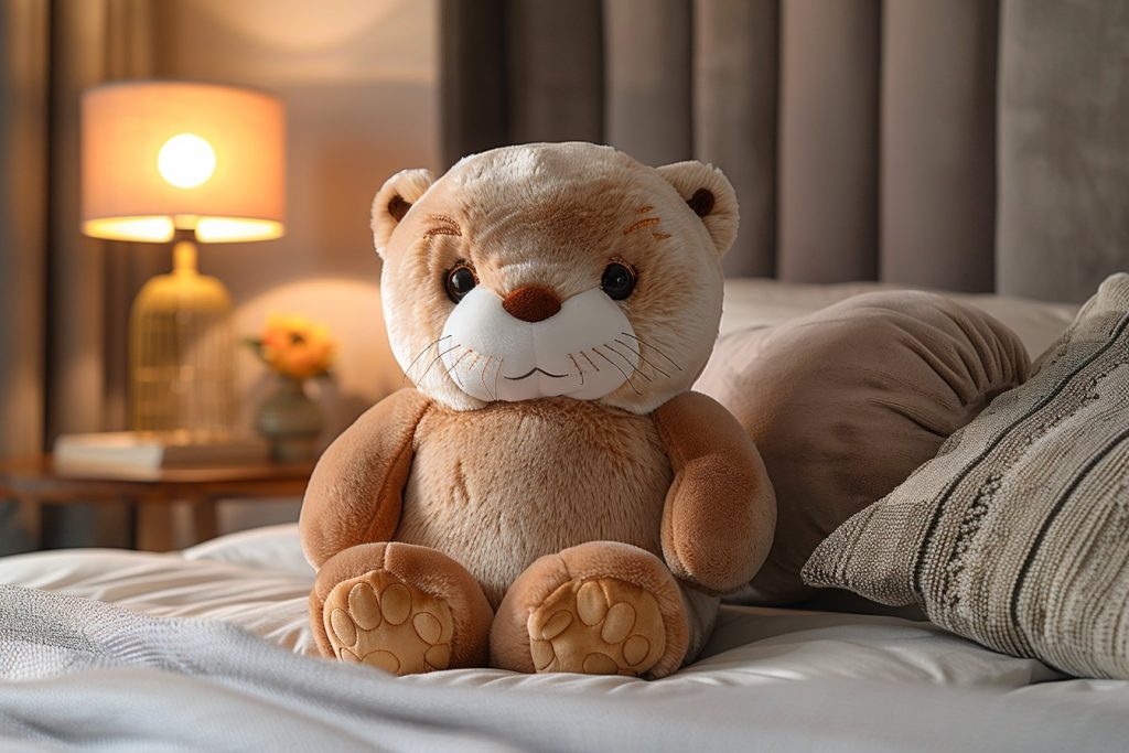 L&rsquo;adorable doudou loutre : un ami fidèle pour les moments de douceur