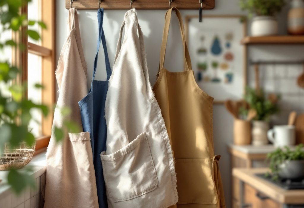 Tabliers de cuisine pour ados : le style au rendez-vous
