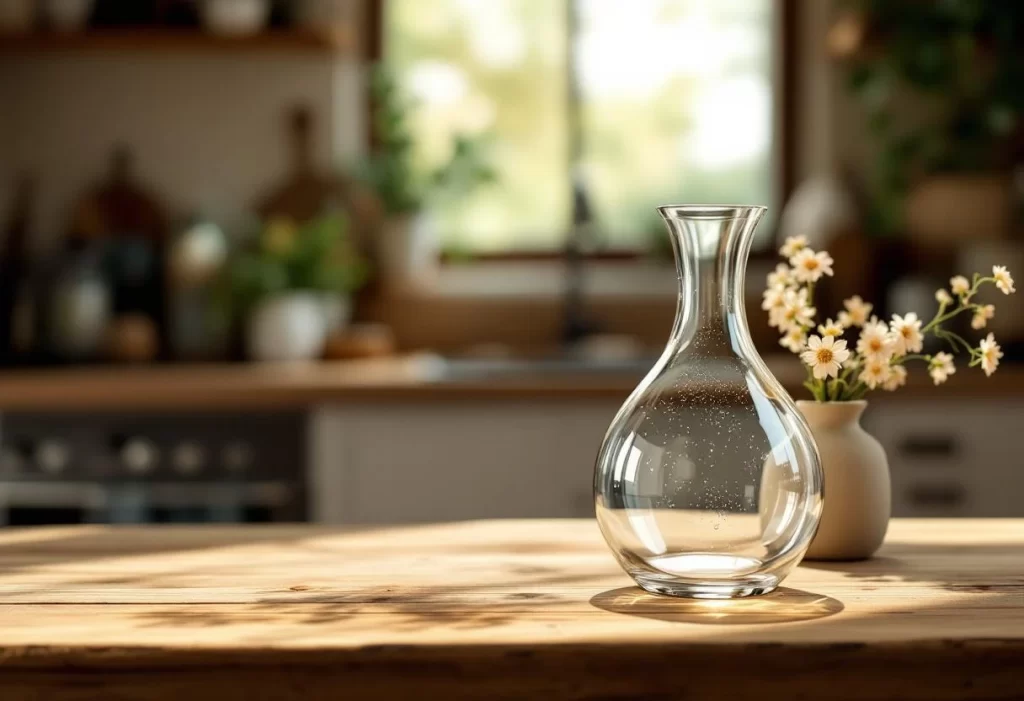 Pourquoi le verre est-il la matière préférée des carafes ?
