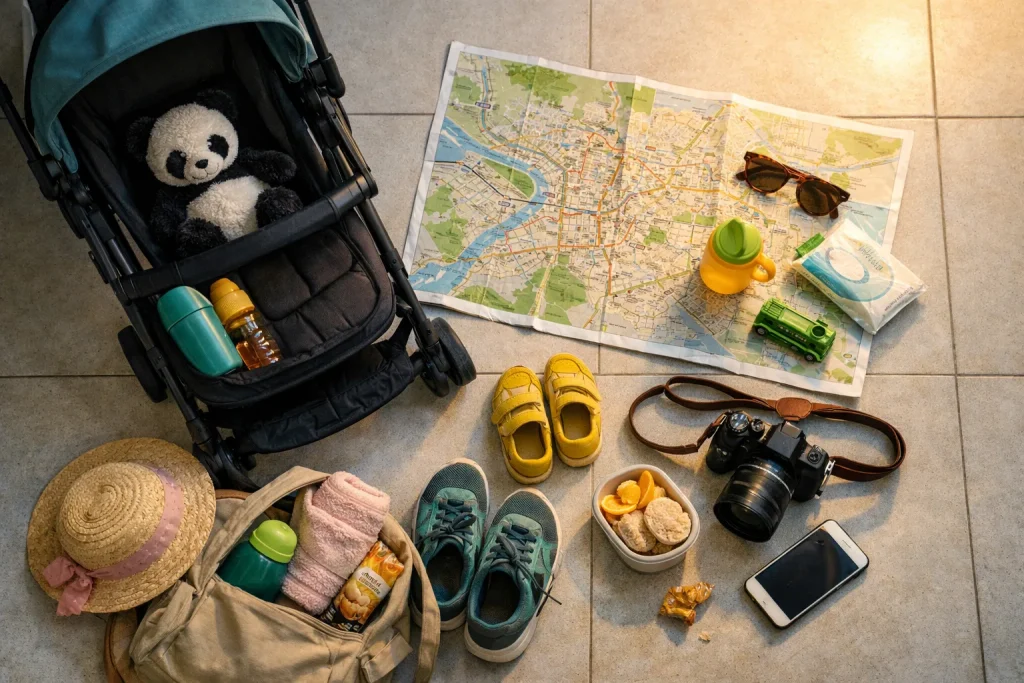 Itinéraires faciles à faire avec enfants et poussettes à Taipei