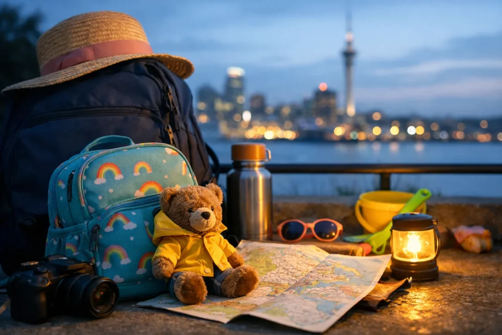 Conseils pour voyager seule avec des enfants à Auckland