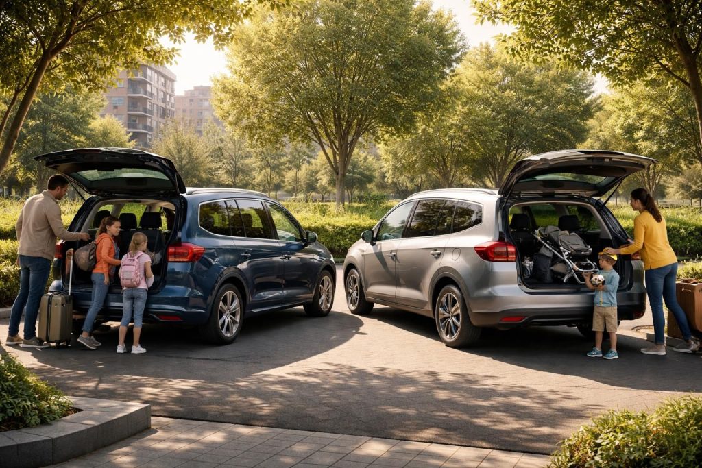 Les monospaces idéaux pour les familles nombreuses avec Volkswagen Touran et Renault Grand Scénic