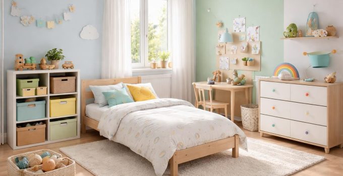 découvrez comment organiser la chambre des enfants avec des solutions de rangement pratiques et stylées d'ikea et vertbaudet pour un espace à la fois fonctionnel et agréable.