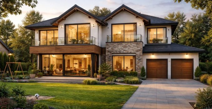 découvrez des maisons familiales spacieuses avec quatre chambres et un grand salon, idéales pour les familles nombreuses en quête de confort et d’espace.