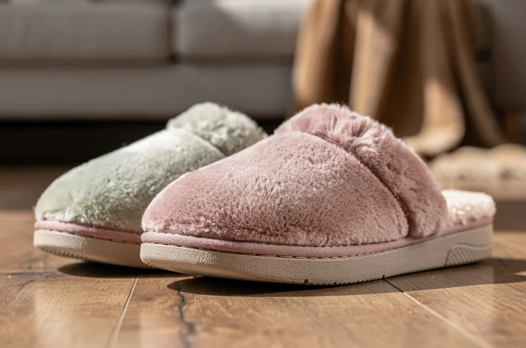 Chaussons pour la maison : confort, humour et style réunis au quotidien