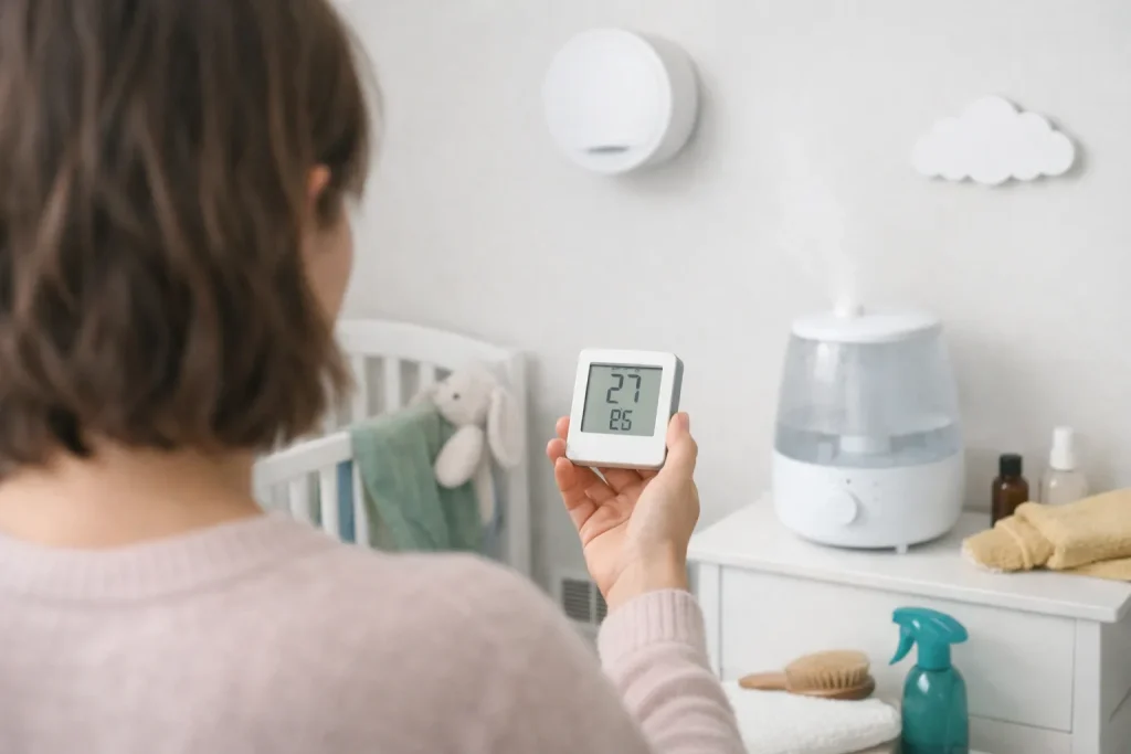 Humidité chambre de bébé : hygromètre, VMC et 6 gestes qui marchent