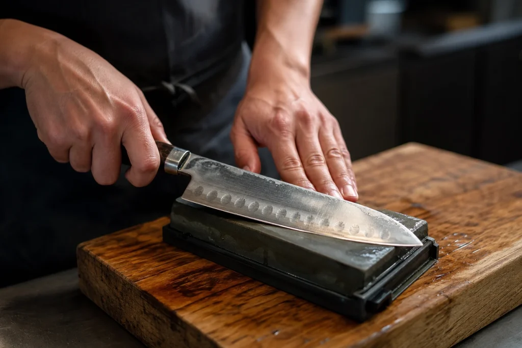 Comment aiguiser un couteau santoku comme un chef ? Astuces et méthodes incontournables